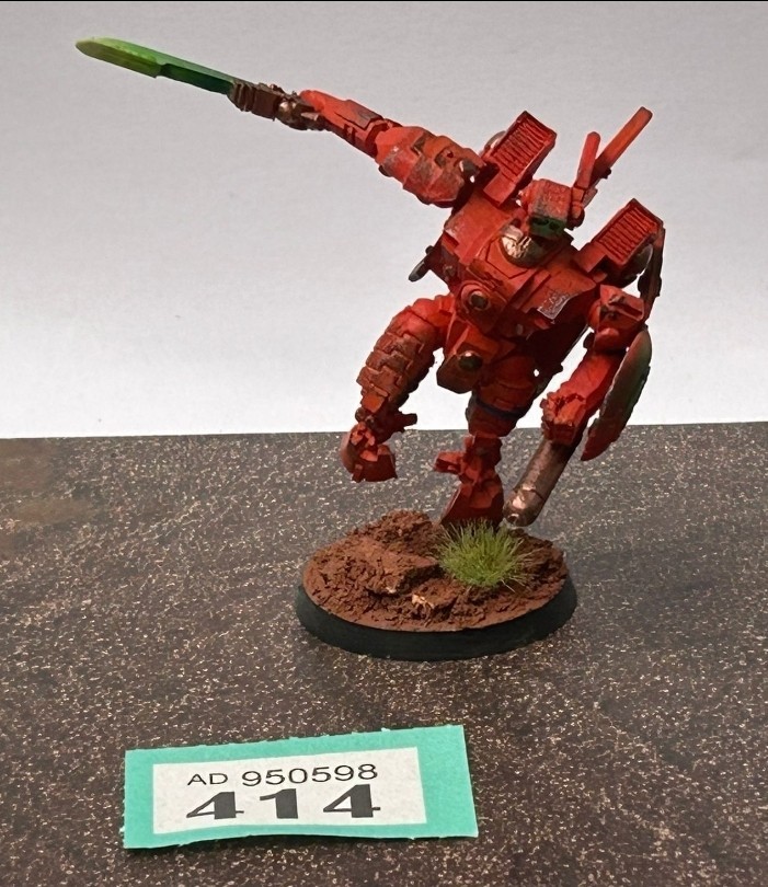 Warhammer 40k Tau Empire Battlesuit Commander  Assembled And Painted