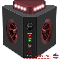 4-in-1 Ultrasonic Rodent Repellent Mice Rat Deterrent Pest Control Device New