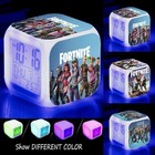 Fortnites Wecker Digital mit Licht Lichtwecker Uhr Nachtlicht für Kinder Jungen