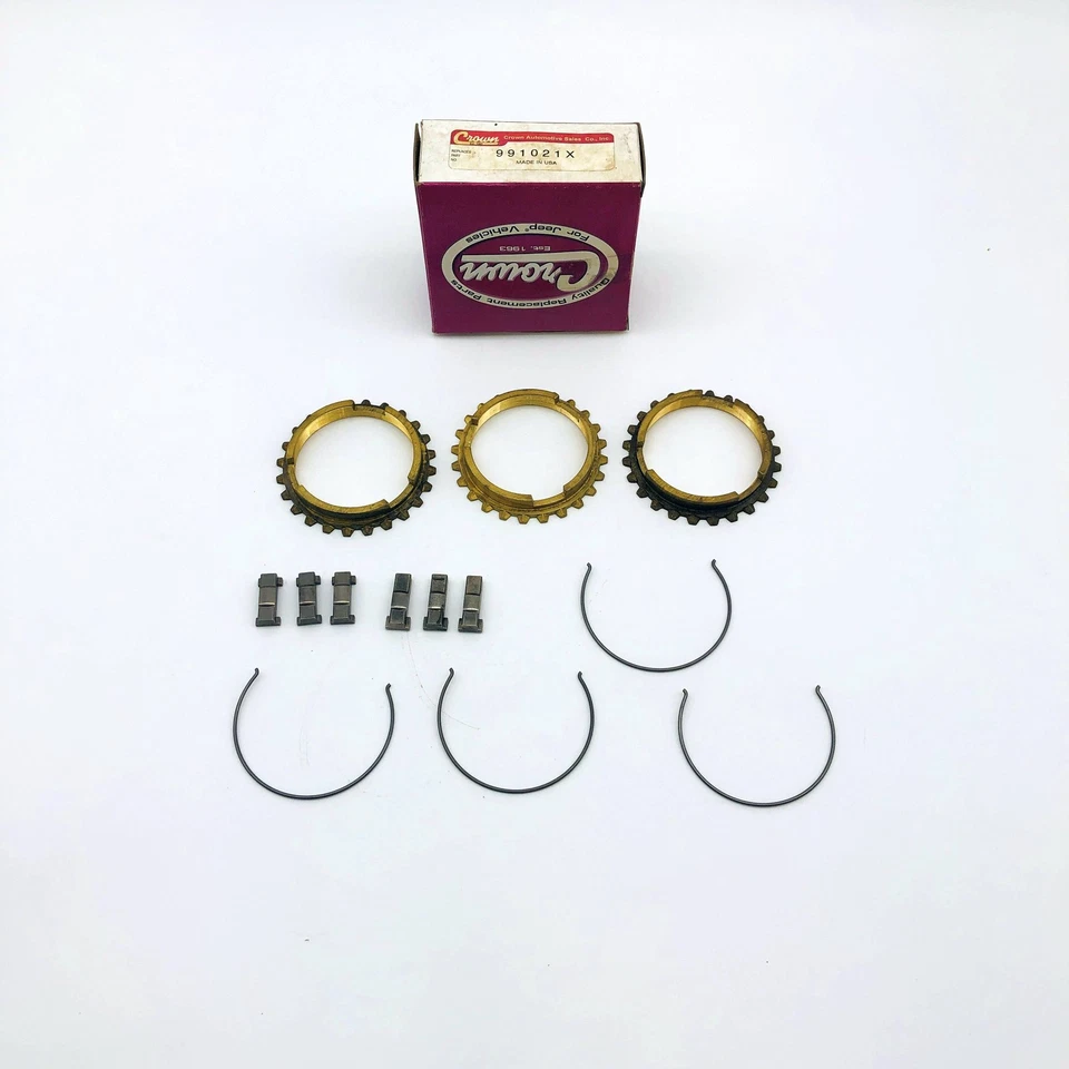 Crown 991021X Synchronizer Repair Kit New Old Stock NOS For Jeep CJ5 CJ6 - Image 3 of 4