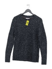 Tommy Hilfiger Women's Jumper S Blue Cotton with Acrylic, Wool Pullover