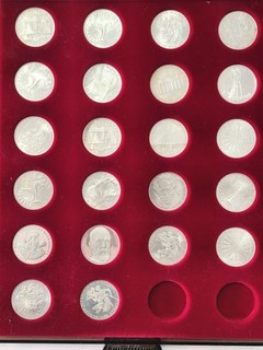 Konvolut 22 x 10 Mark Gedenkmünzen bis 1997