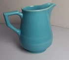 Vintage VERNON KILNS Early California Turquoise Tankard / Pitcher Fiesta Color