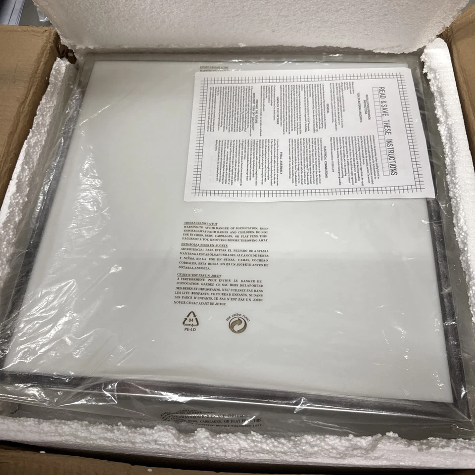 Access Lighting 1-Light 19"W Integrated LED Outdoor Flush Mount Ceiling Fixture - Image 4 of 4