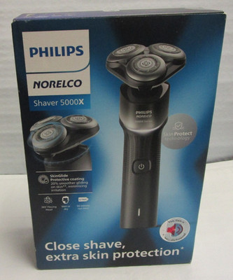 Black Norelco 5000X 3 Head Shaver