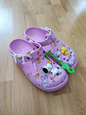 Crocs Peanuts Mary Jane Clog Pantoletten Sandalen Pink Unisex 36-37 - M5/W7 Neu