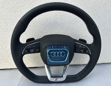 New 4m0419091t Audi Q7 Q8 Sq7 Sq8 A4 Q3 Q5 S-line Steering Wheel Paddle Leather
