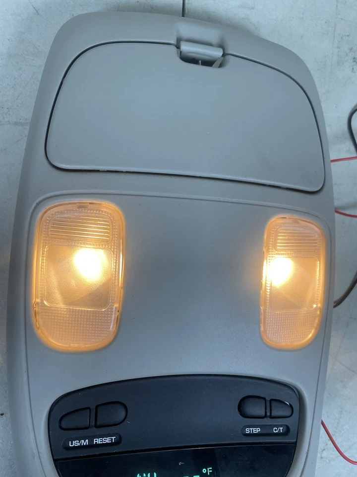 Dodge RAM 2002-2006 consola superior domo luz pantalla gafas de sol OEM Foto 3 de 4