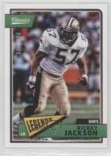 2018 Panini Classics Legends Red Back 290/299 Rickey Jackson #155 HOF 0c2