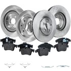 Brake Disc and Pad Kit For 09-15 Jaguar XF 06-08 S-Type Front and Rear