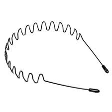 13 Metal Hair Headband Wave Style Hoop Band Comb Sports Hairband Men Women