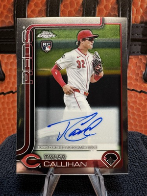 #ad Tyler Callihan 2025 Topps Chrome Update #AC TC Auto Rookie RC $3.99