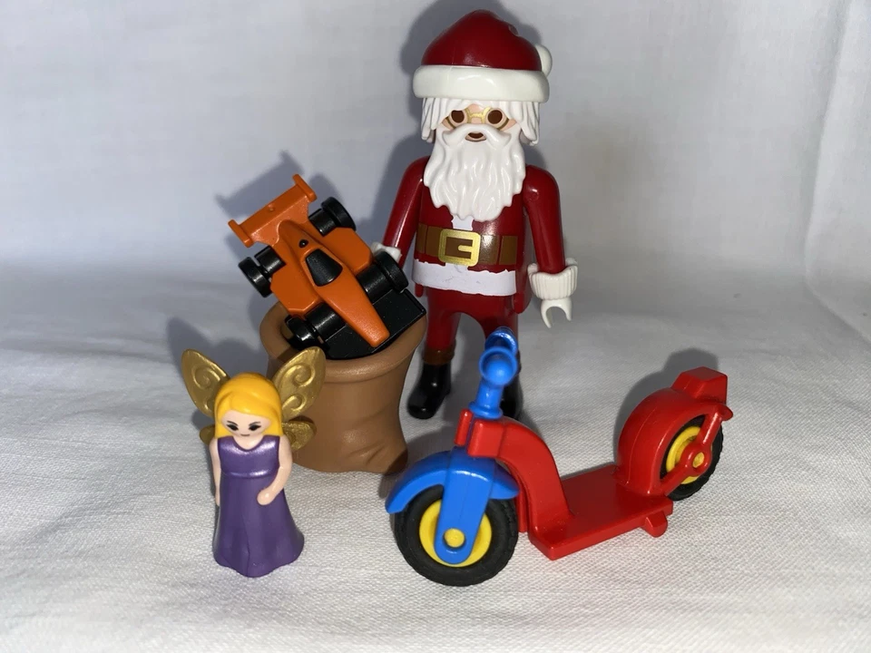 Playmobil Père Noël Hotte Et Jouets Christmas - Photo 1/1