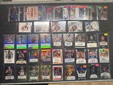 (53) NBA Basketball AUTO #'d Relic Patch Lot - Optic Prizm Select Holo Silver RC