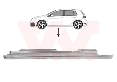 VAN WEZEL Einstiegblech Schweller links passend für VW Golf VII 5G1 BE1 BA5 BV5 - Bild 1 von 1