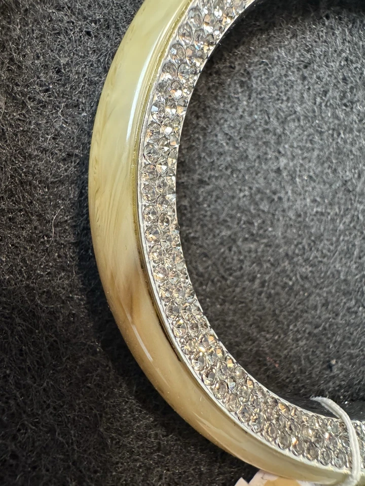 NUEVO Brazalete Brazalete Michael Kors Exclusivo al por menor Pave Glam Cuerno MKJ1794040 Foto 4 de 4