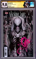 VENOM WAR #4 SS CGC 9.8 🕸  1:25 SIGNED & REMARKED BY JOHN GIANG🔥CUSTOM LABEL