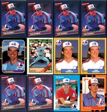 Tim Burke Montreal Expos (20) Card Lot - EXCLUSIVE – BE AMONG THE FIRST TO OW...