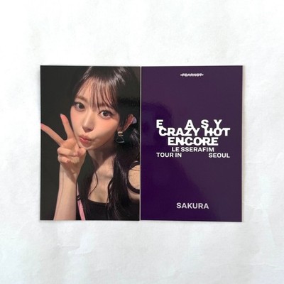 LE SSERAFIM ソウル FEARNOT ZONE トレカ 5枚コンプ LE SSERAFIM] EASY CRAZY HOT ENCORE in Seoul / FEARNOT ZONE Limited