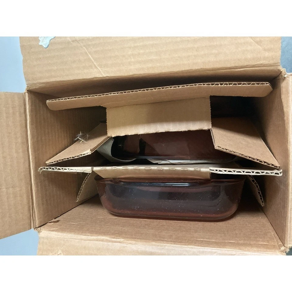 NEW VINTAGE Pyrex Cranberry 6016408 Bake-And-Serve 4-Piece Bakeware Set 1992 - Image 3 of 3