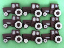 25 Hand-made Belgian Chocolate Mini-tractors