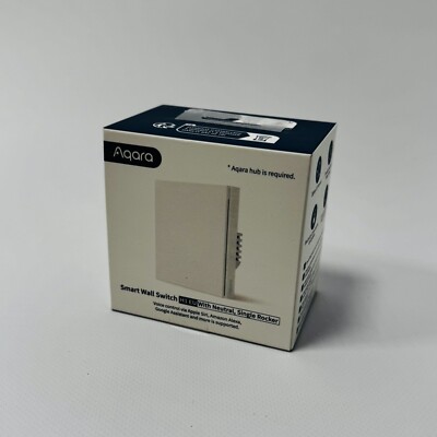 Aqara Wall Switch H1 Funk Lichtschalter WS-EUK03 Neutralleiter Einzelwippe - Neu