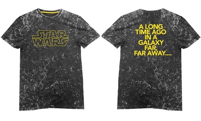 Star Wars T-Shirt  Schwarz Unisex In A Galaxy Far Far Away
