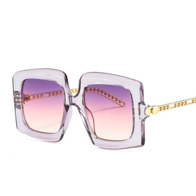 Fashion Oversized Square Sunglasses Women Driving Outdoor Shades Glasses UV400