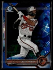 2022 Bowman Draft Sapphire Edition #BDC-133 Cesar Prieto