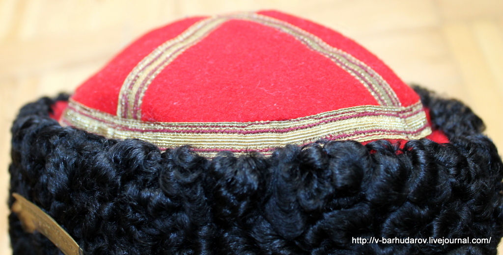 WWI Papakha Imperial Russia Don Cossack Officer Hat karakul sz 57 no pin Replica