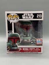 FUNKO POP! STAR WARS #213 BOBA FETT W/ SLAVE ONE 2017 NYCC EXCLUSIVE *VAULTED*