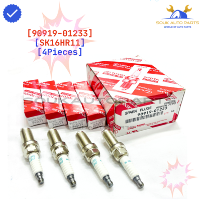 90919-01233 Genuine Toyota SPARK PLUG SET OF 4Pcs PRADO TUNDRA