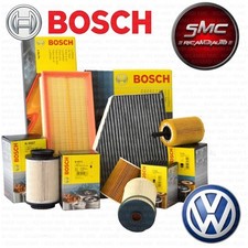Kit tagliando 4 FILTRI BOSCH VW PASSAT 2.0 TDI 3C2 dal 2005 al 2010 103 KW
