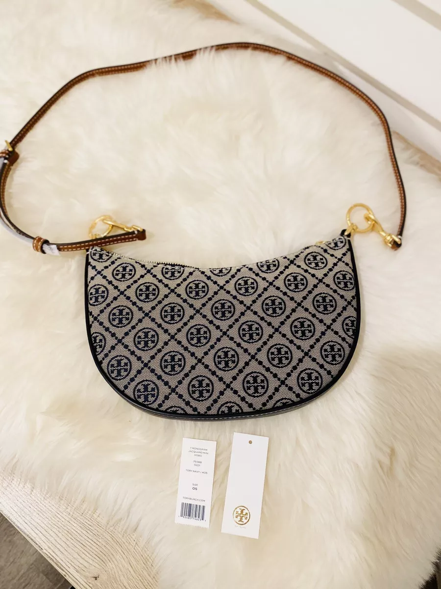 tory burch t monogram jacquard mini shoulder bag