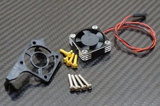 Motor Cooling Fan Mount + 30x30 For Traxxas Slash 1967 Chevrolet C10 Drag Truck