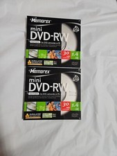 Memorex Handycam Mini DVD-RW 30min 1.4GB Duralayer Disc 32025627 2-pack Set