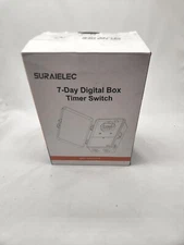 Suraielec Pool Timer 7-Day Programmable Digital Box Timer NOB