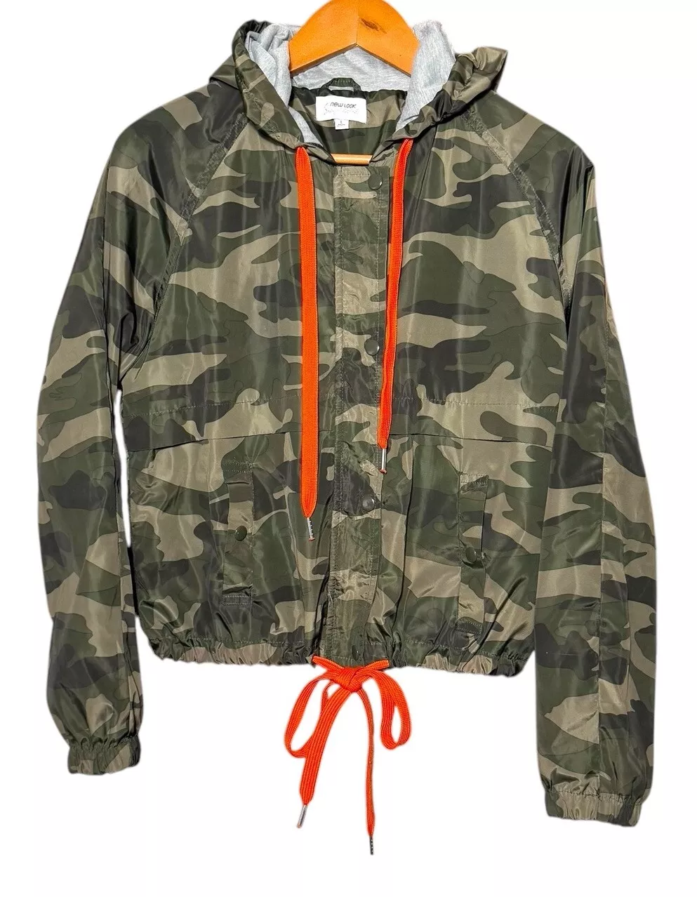 Veste coupe vent camouflage vert femme New Look Supreme doublée mode taille L