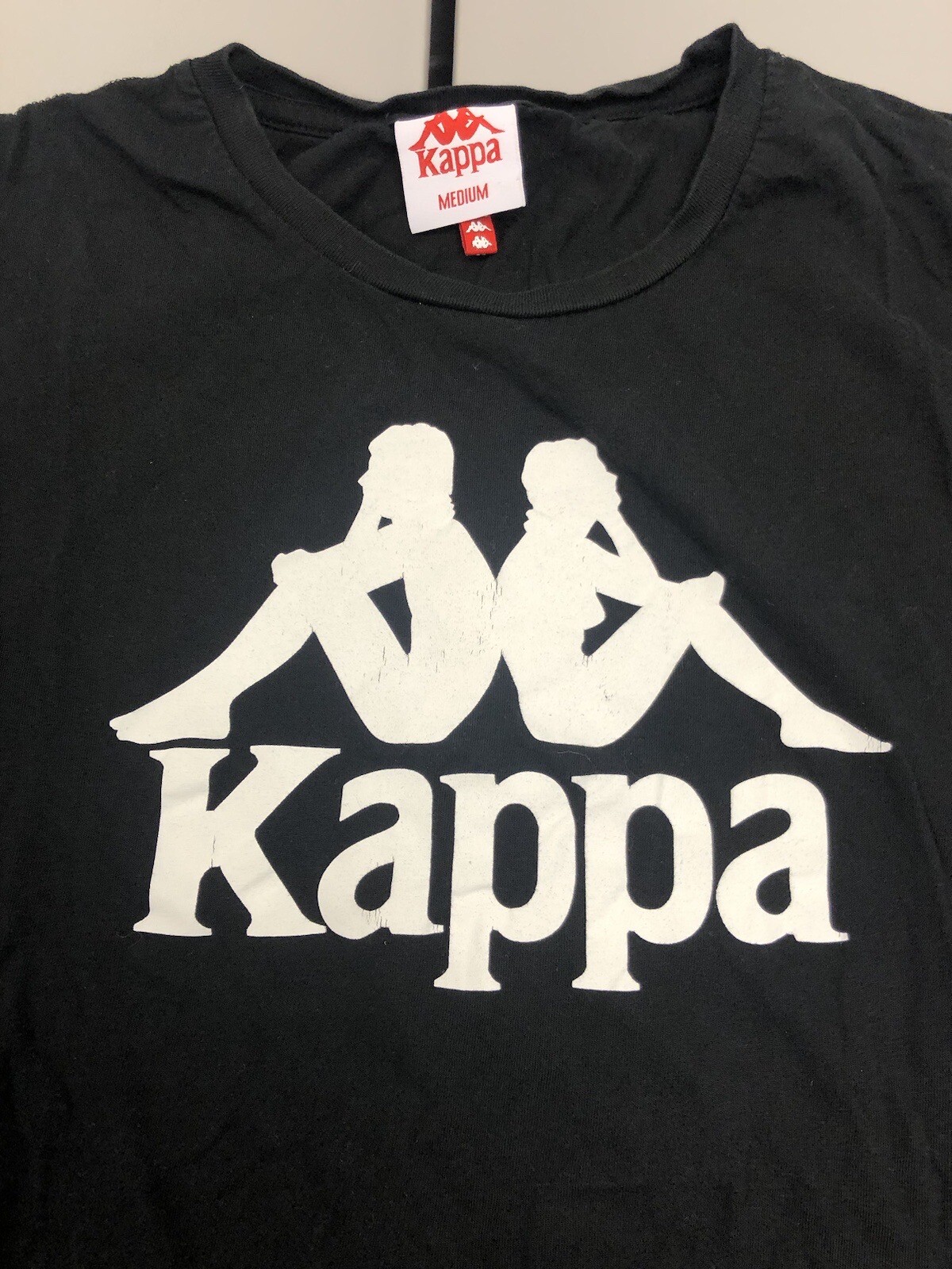 white red and black graphic tee