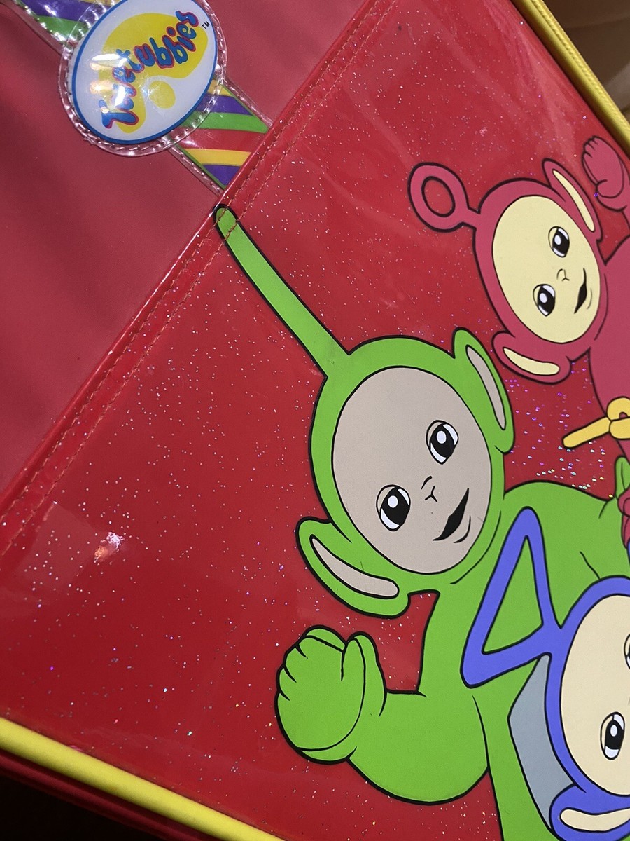 TELETUBBIES RED GLITTER VINTAGE ROLLING LUGGAGE | eBay