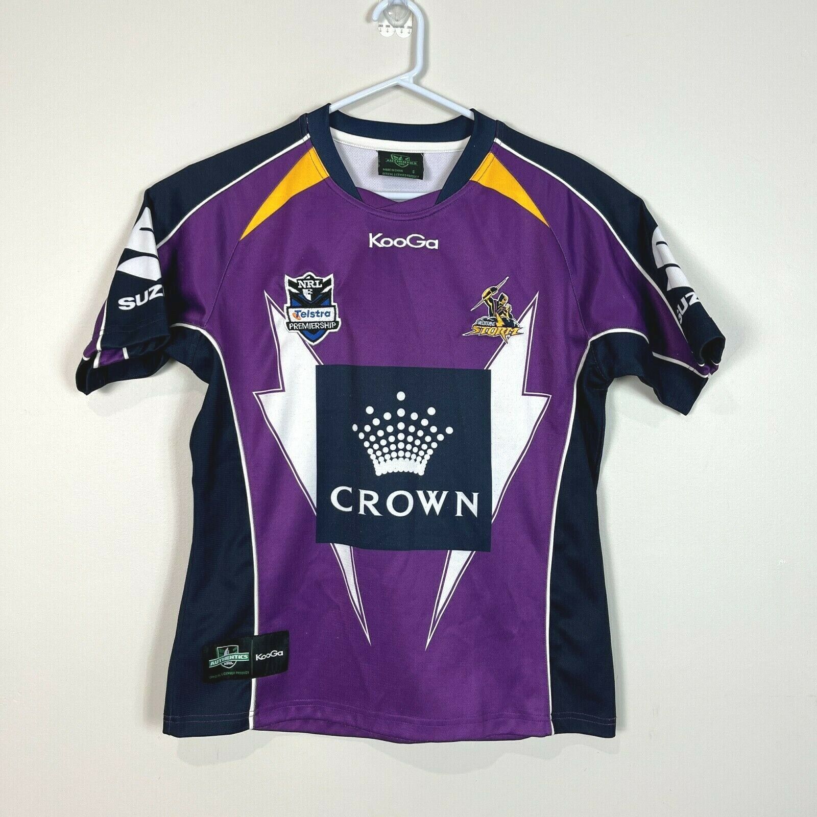 Melbourne Storm KooGa Jersey Men's Small S NRL Rugby League