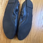 Tory Burch Ballet Flats Black Small Gold Logo Shoes Size 9 — photo 7