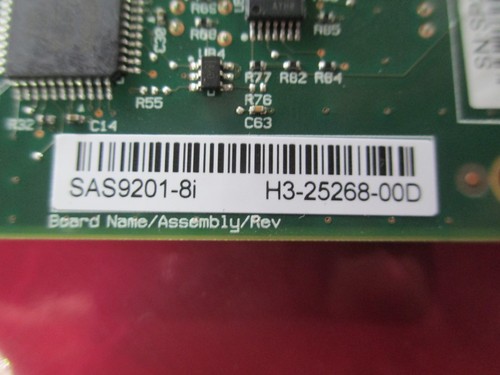 IBM 45W9122 LSI SAS9201-8i H3-25268-00D 6Gbps SAS/SATA PCI RAID Controller Card - Picture 3 of 4