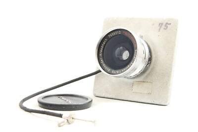 Excellent Schneider Super Angulon 75mm F8 Wide Angle Lens LINHOF Shutter #4113