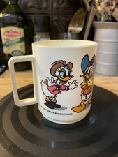 Vintage Deka Walt Disney World Donald Duck mug- Daisy Duck & Nephews-Made in USA