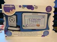 Babies R Us 5 Inch Video Baby Monitor with Night Vision, Color, Flat Screen