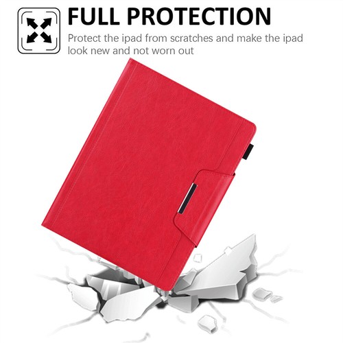 For iPad Mini/Air/Pro 9.7'' 11 12.9 13'' 2024 Magnetic Flip Wallet Leather Case - Picture 67 of 109