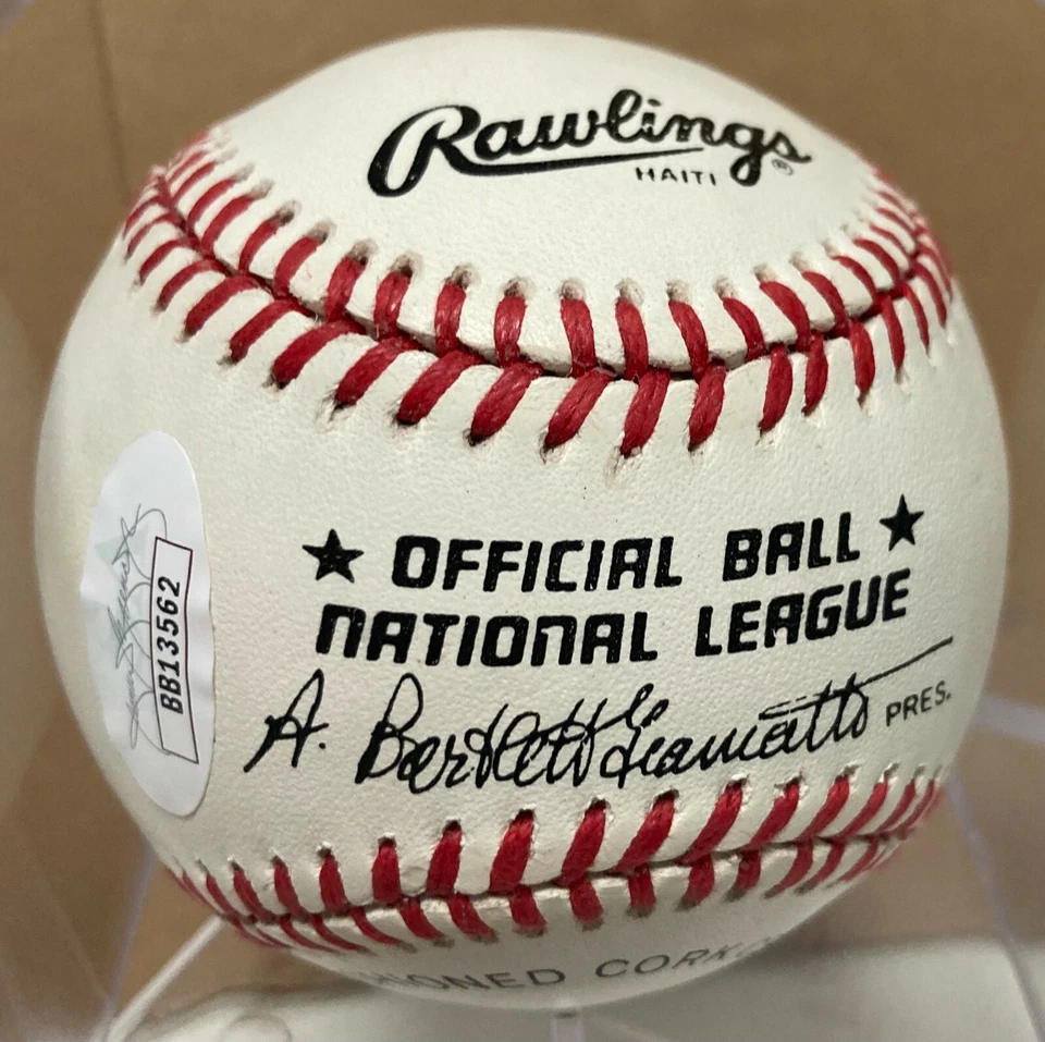 БЕЙСБОЛЬНЫЙ МЯЧ BILL TERRY SWEET SPOT С ПОДПИСЬЮ RAWLINGS ONL (GIAMATTI) - ПОЛНОЕ ПИСЬМО JSA - Изображение 3 из 4