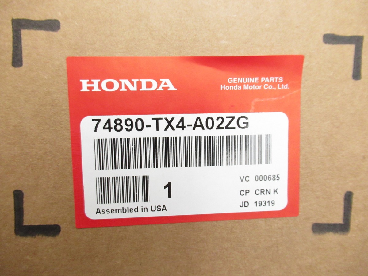 Genuine OEM Acura 74890-TX4-A02ZG Tailgate Garnish Panel White Dmd