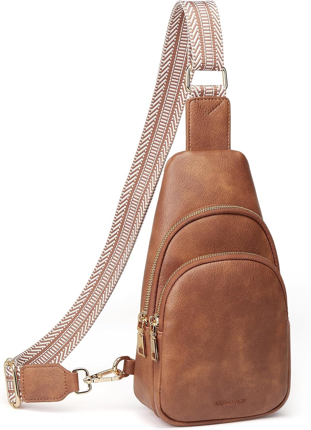 Crossbody Bags for Women Sling Bag Fanny Packs 3-brown-image